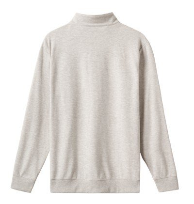 Travis Mathew Cloud suéter 1/4 zip para hombre, heather grey