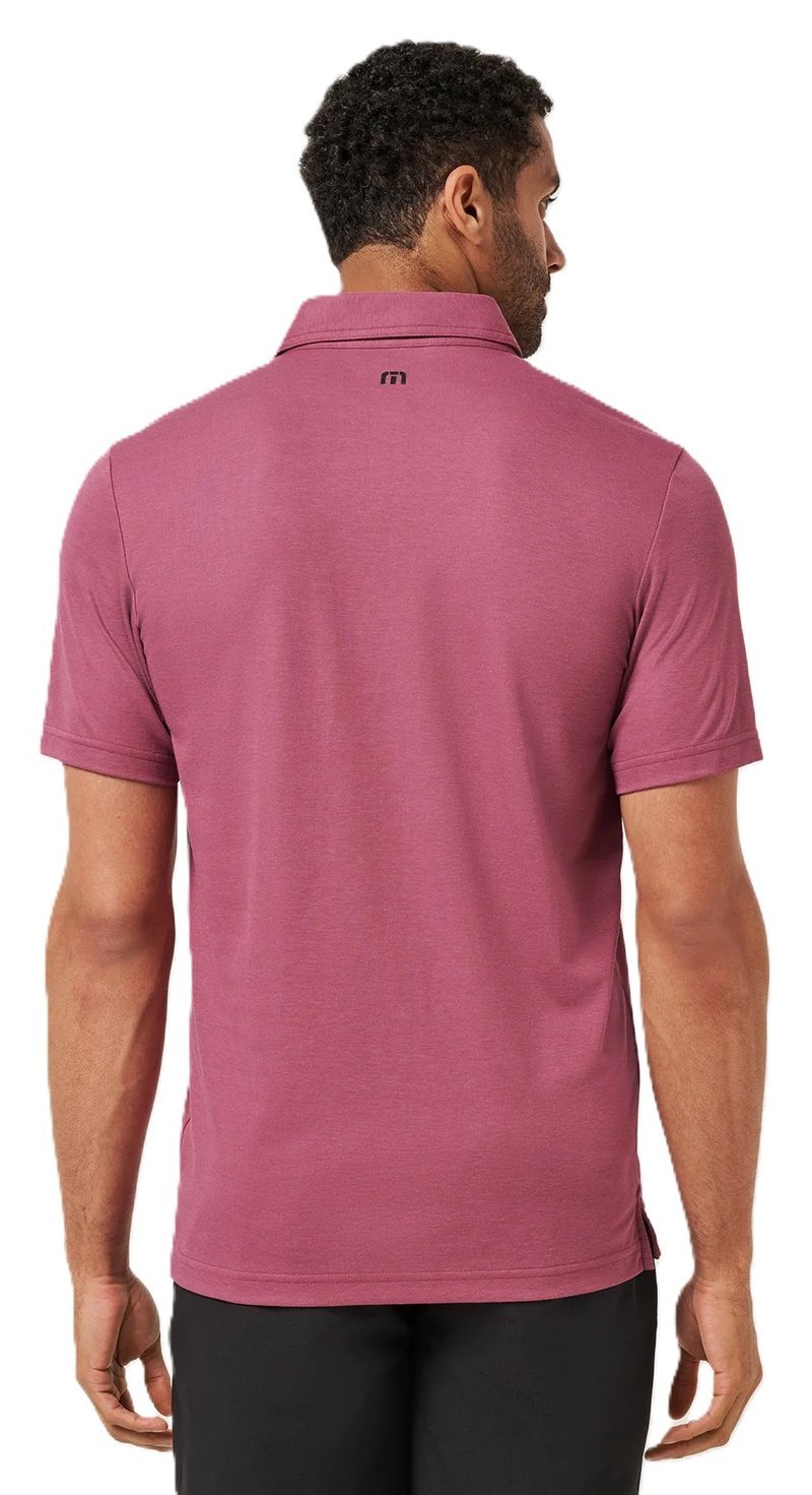 Travis Mathew Bungee Jump polo de hombre, damson