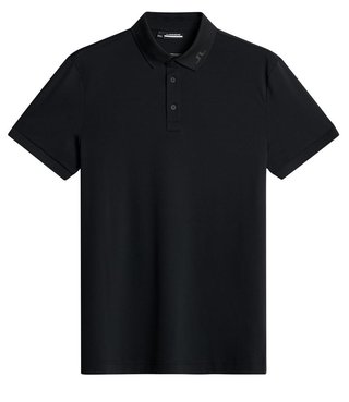 J.Lindeberg KV Print polo de hombre, negro