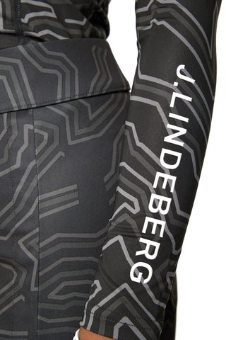 J.Lindeberg Ella Print Compression camiseta de mujer, asphalt