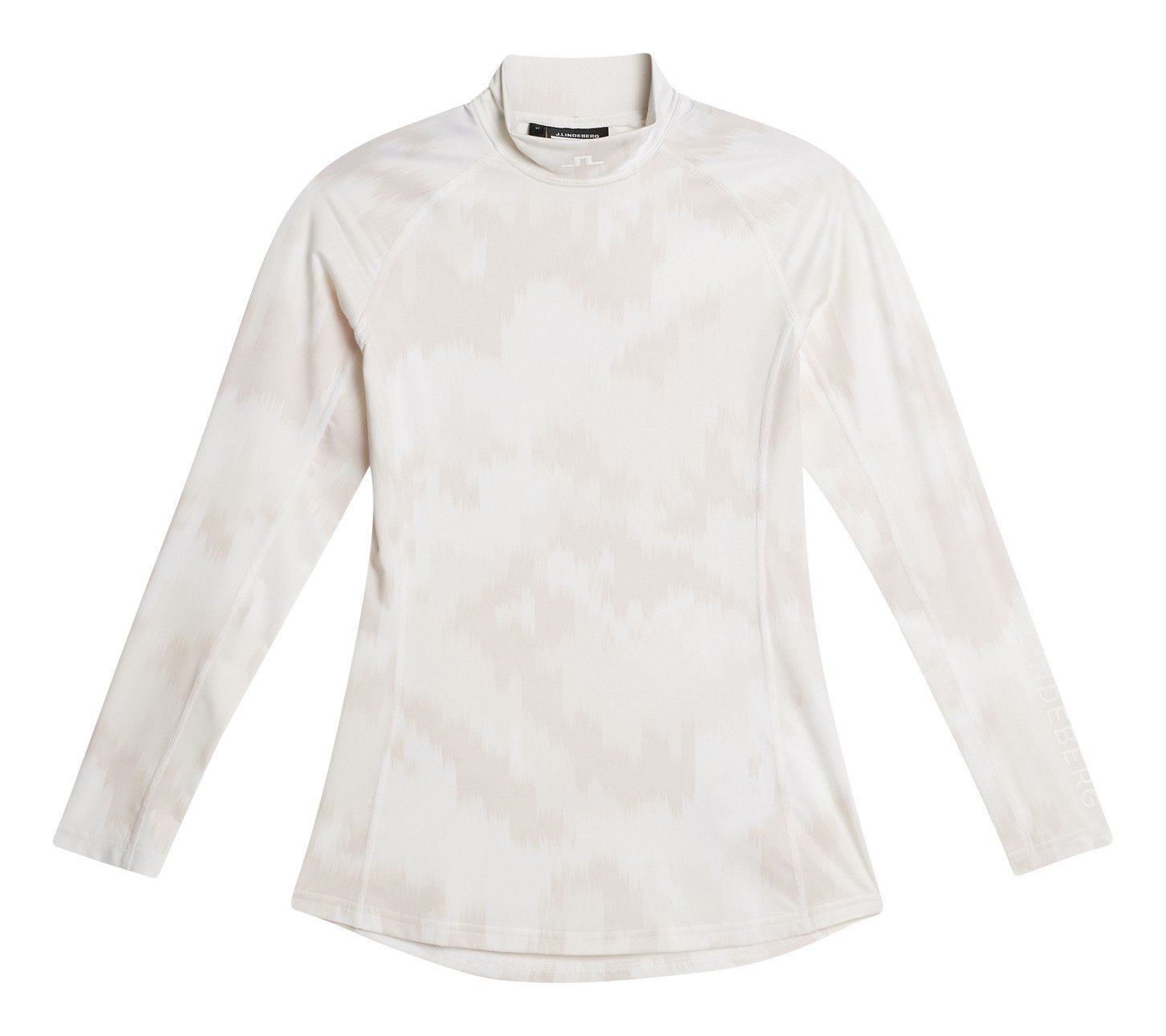J.Lindeberg Ella Print Compression camiseta de mujer, warp gray lilac