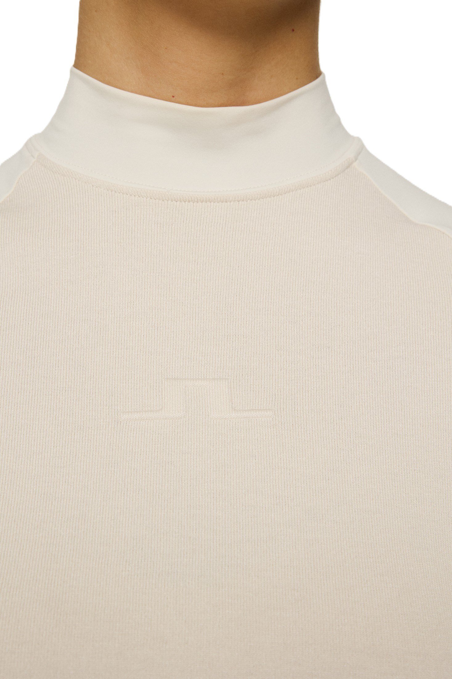 J.Lindeberg Darla Hybrid Knit suéter de mujer, moonbeam
