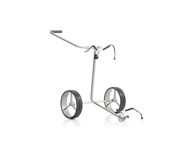 JuCad Titan trolley manual de 2 ruedas + bolsa de transporte JTT, titanio