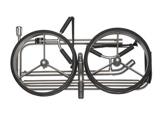 JuCad Titan trolley manual de 2 ruedas + bolsa de transporte JTT, titanio