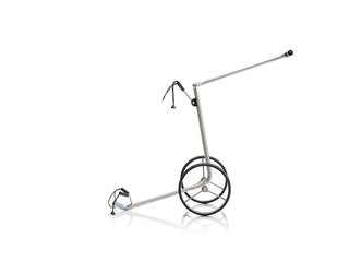 JuCad Titan trolley manual de 2 ruedas + bolsa de transporte JTT, titanio