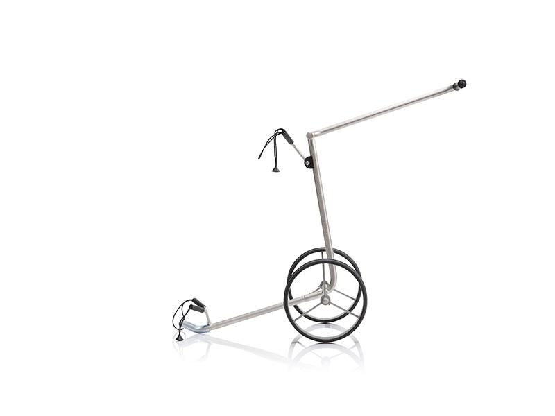 JuCad Titan trolley manual de 2 ruedas + bolsa de transporte JTT, titanio
