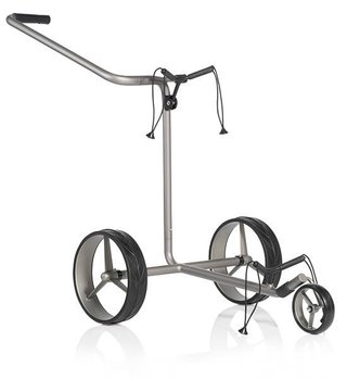 JuCad Edition S carrito manual de 3 ruedas, aleación de aluminio + bolsa de transporte JTT, plateado