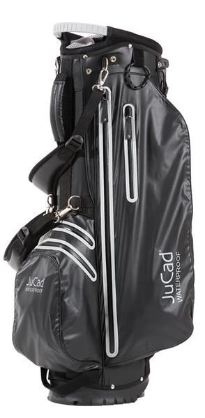 JuCad Waterproof 2in1 stand bag, negro/titanio