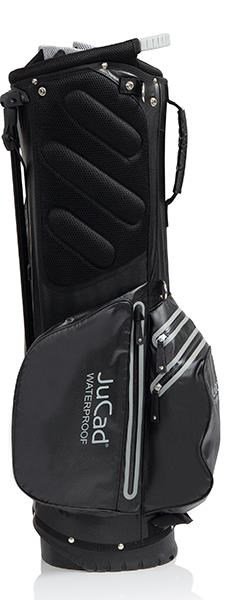 JuCad Waterproof 2in1 stand bag, negro/titanio