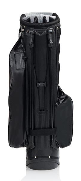 JuCad Waterproof 2in1 stand bag, negro/titanio