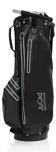 JuCad Waterproof 2in1 stand bag, negro/titanio