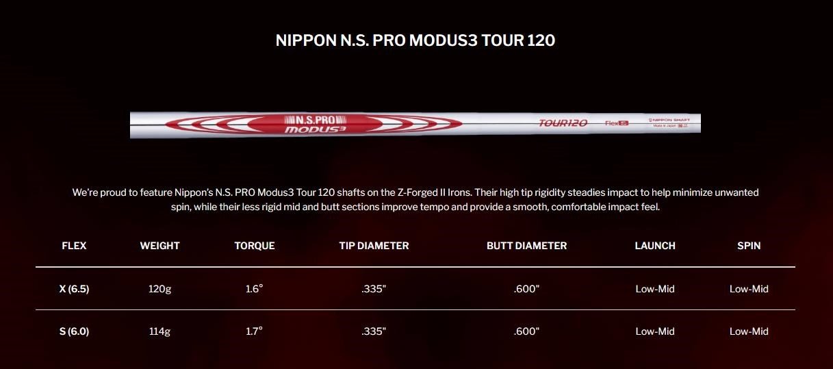 Srixon Z-Forged II hierros de hombre, acero
