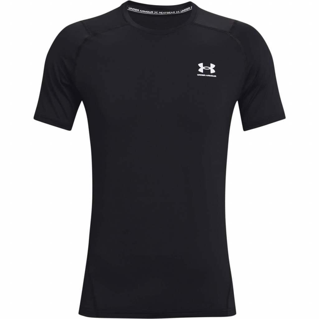 Under Armour HeatGear Fitted S camiseta de hombre, negra