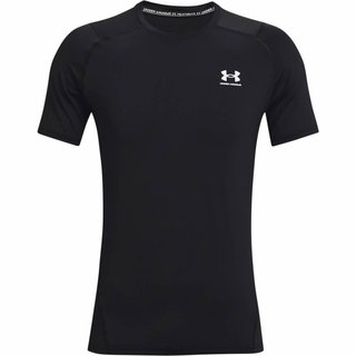 Under Armour HeatGear Fitted S camiseta de hombre, negra