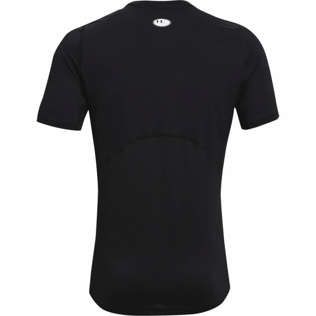 Under Armour HeatGear Fitted S camiseta de hombre, negra