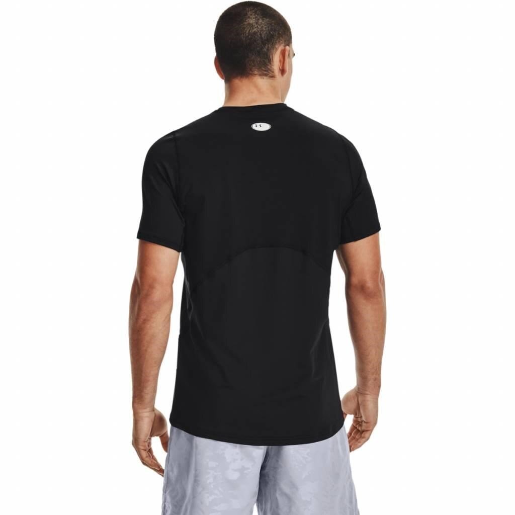 Under Armour HeatGear Fitted S camiseta de hombre, negra