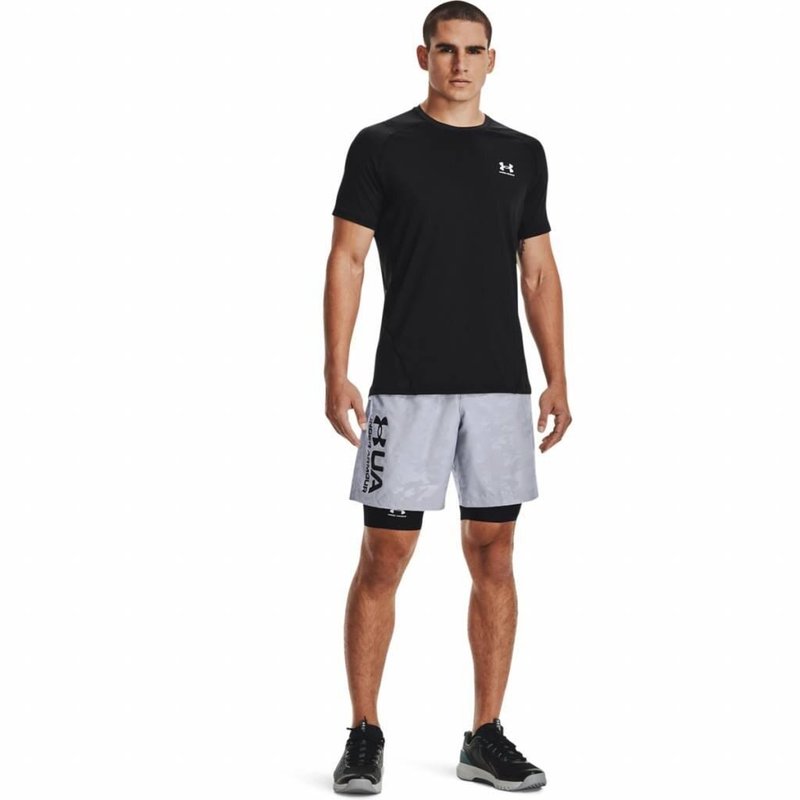 Under Armour HeatGear Fitted S camiseta de hombre, negra