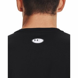 Under Armour HeatGear Fitted S camiseta de hombre, negra
