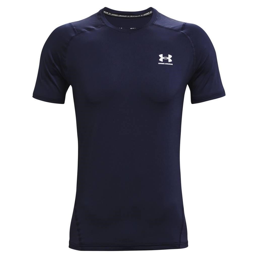 Under Armour HG Fitted SS camiseta de hombre, midnight navy