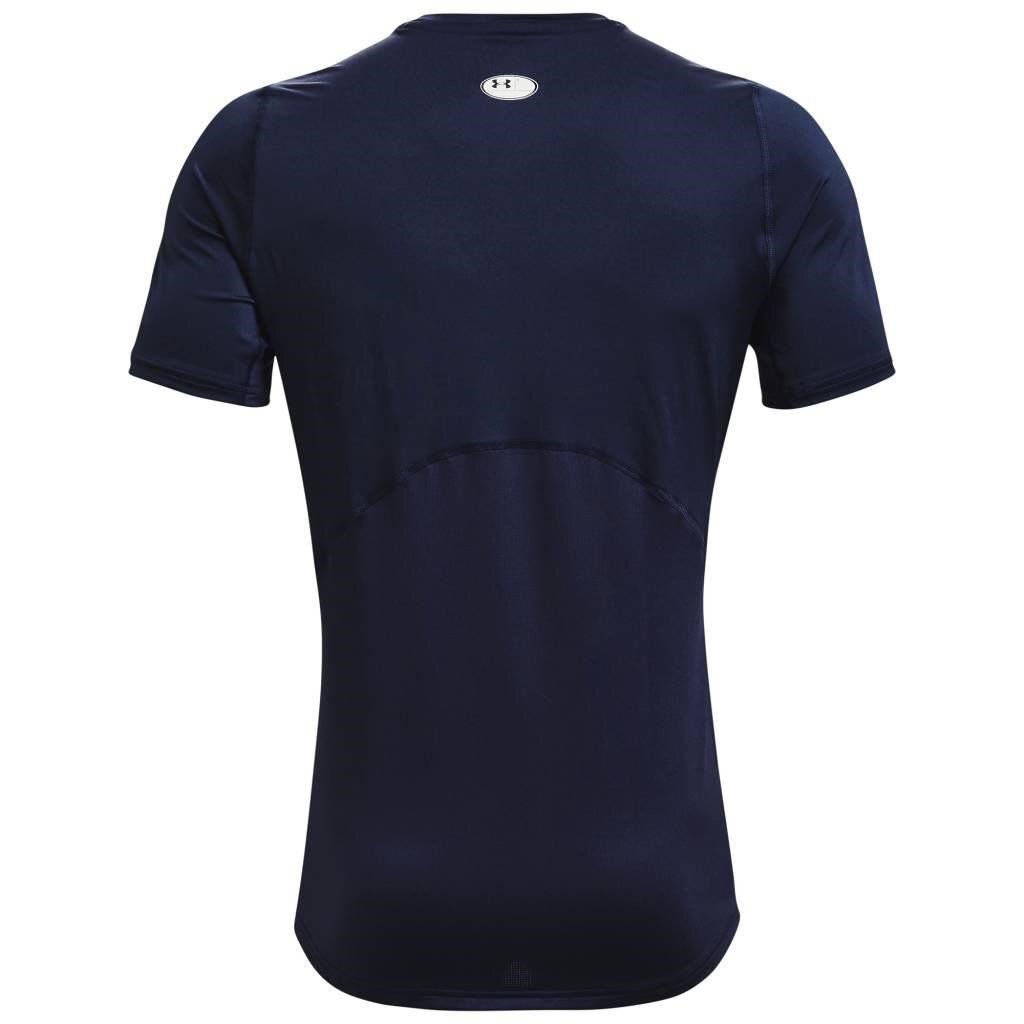 Under Armour HG Fitted SS camiseta de hombre, midnight navy