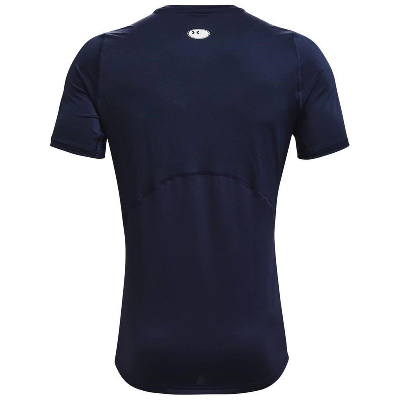 Under Armour HG Fitted SS camiseta de hombre, midnight navy
