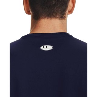 Under Armour HG Fitted SS camiseta de hombre, midnight navy