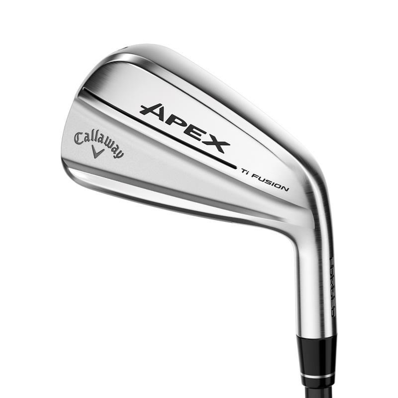 Callaway Apex Ti Fusion Plated hierros de hombre, grafito