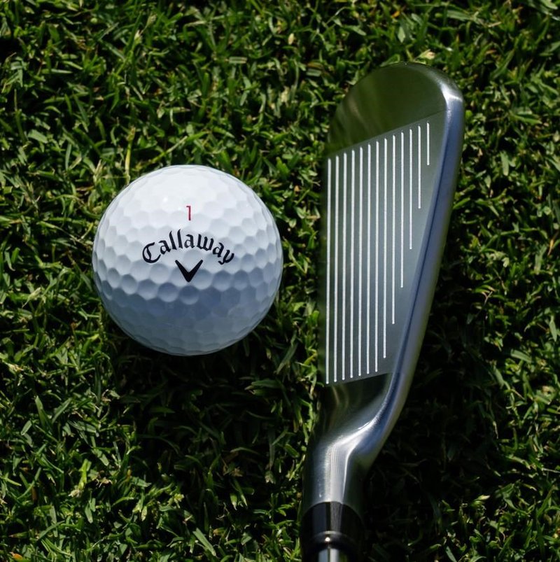 Callaway Apex Ti Fusion Plated hierros de hombre, grafito