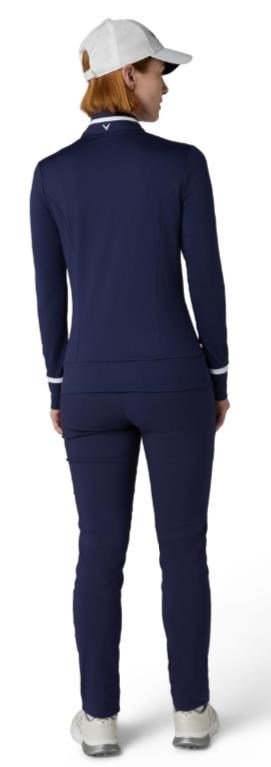 Callaway Thermal Long Sleeve Colourblock camiseta de manga larga para mujer, peacoat