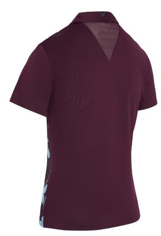 Callaway Stemmed Floral polo de mujer, potent purple