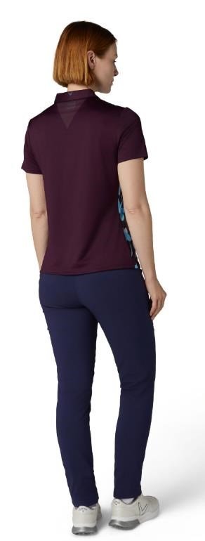 Callaway Stemmed Floral polo de mujer, potent purple