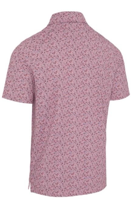 Callaway Novelty Confetti Print polo de hombre, mesa rose