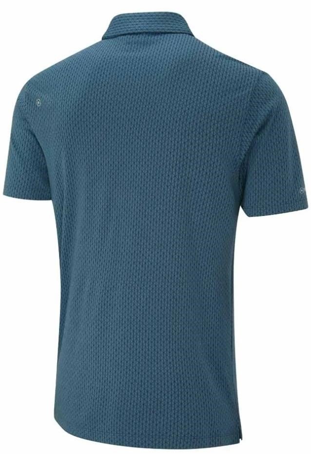 PING Hershel polo de hombre, blue fusion multi