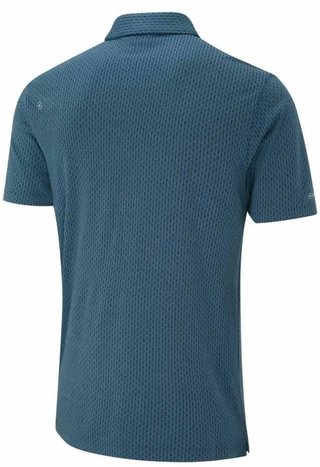 PING Hershel polo de hombre, blue fusion multi