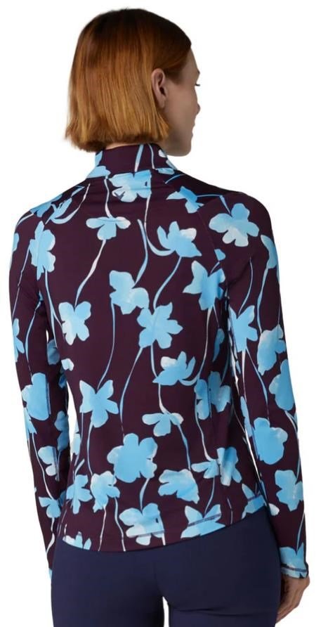 Callaway Stemmed Floral Sun Protection camiseta de mujer, potent purple