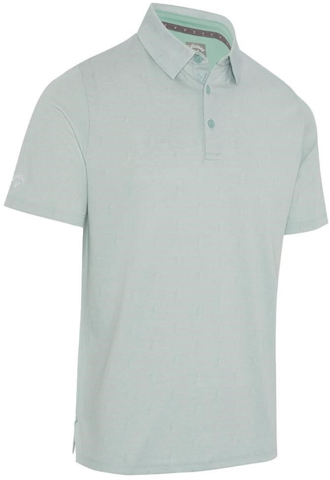 Callaway Chev Twill Jacquard polo de hombre, aquifer