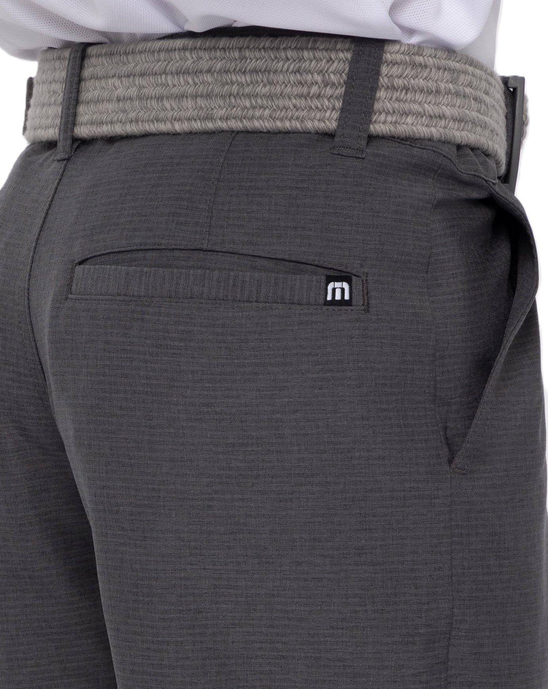 Travis Mathew Sand Harbor junior pantalones cortos, heather dark grey