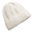Under Armour Halftime Cable Knit gorro de mujer, stone/khaki base