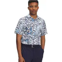 Under Armour Drive Chill Printed polo de hombre, blue calm/midnight navy