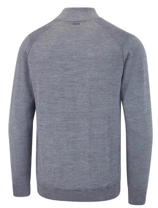 PING Murphy Lined full zip suéter de hombre, french grey marl