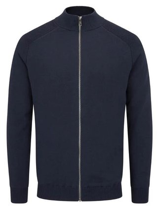 PING Murphy Lined full zip suéter de hombre, azul marino