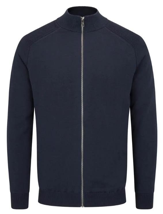 PING Murphy Lined full zip suéter de hombre, azul marino