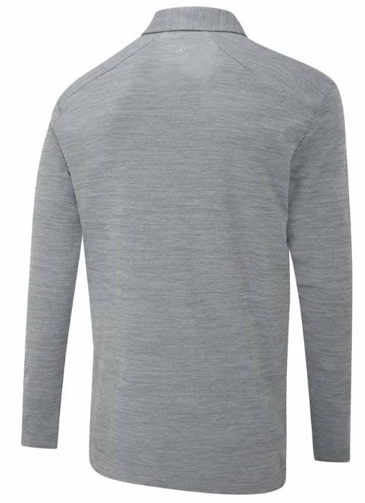 PING Creek manga larga polo de hombre, rock melange