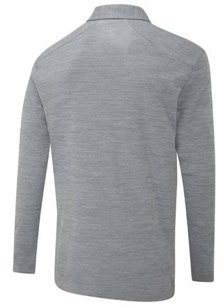 PING Creek manga larga polo de hombre, rock melange