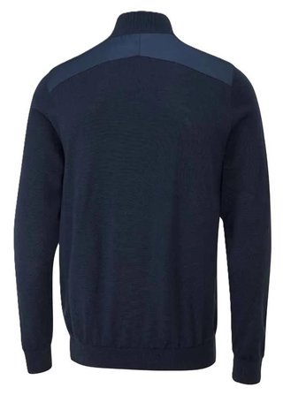 PING Connell Hybrid quarter-zip suéter de hombre, azul marino