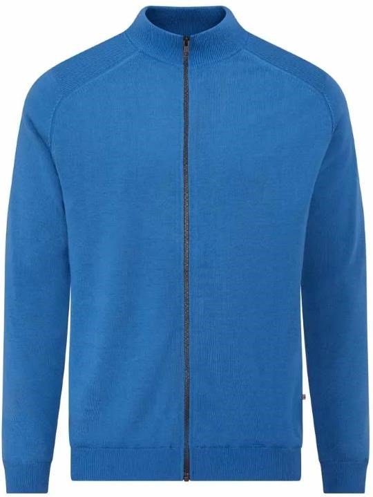 PING Murphy Lined full zip jersey de hombre, tidal blue
