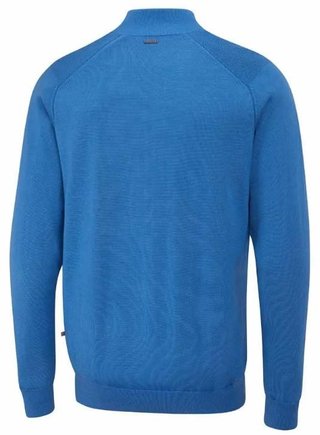 PING Murphy Lined full zip jersey de hombre, tidal blue