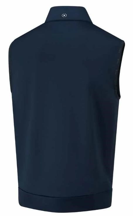PING Aiden Hybrid fleece chaleco de hombre, azul marino