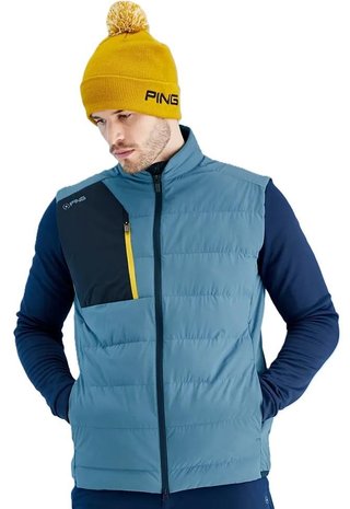 PING Norse Cocoon insulated PrimaLoft® chaleco de hombre, azul fusion/navy