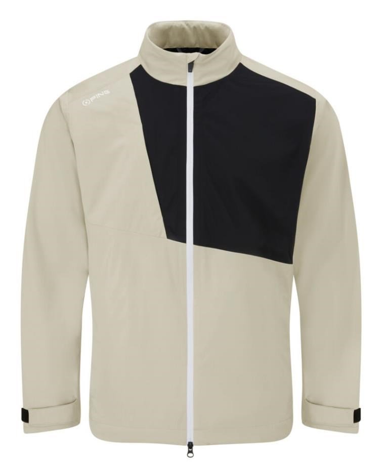PING Impervious Waterproof chaqueta impermeable para hombre, willow/black